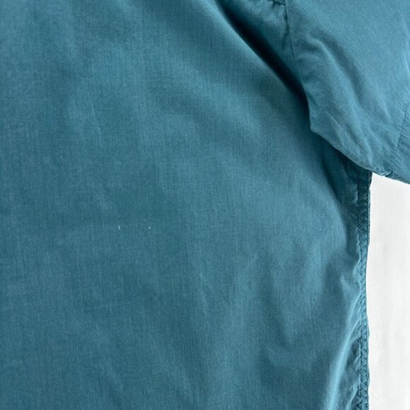 Volcom Shirt Mens Sz XL Classic Fit Button Down Short Sleeve Cotton Blend Blue - Picture 7 of 12